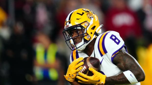 LSU wide receiver Malik Nabers